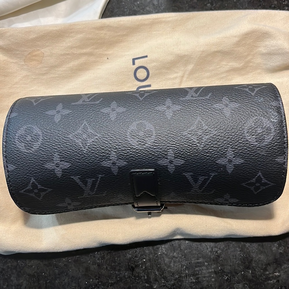 Original LV leather watch case